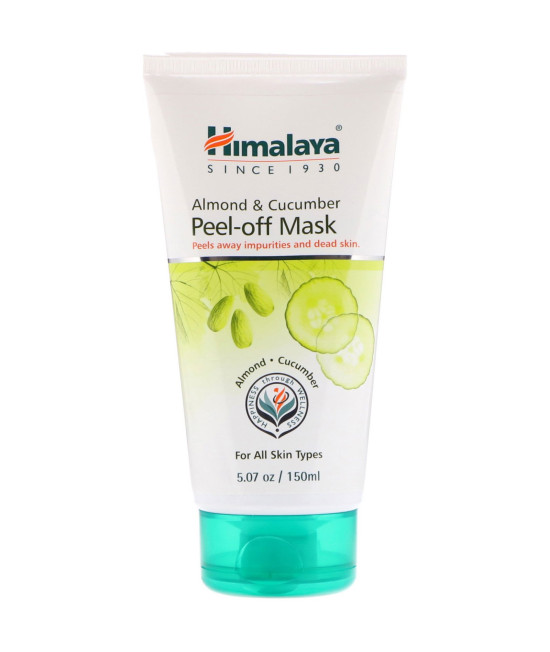 Himalaya, Peel-off Mask, For All Skin Types, Almond & Cucumber, 5.07 fl oz (150 ml)