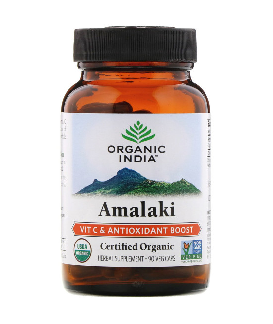 Organic India, Amalaki, Vitamin C & Antioxidant Boost, 90 Veg Caps